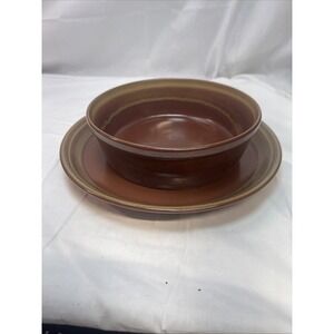 Mikasa Potter's Art, Country Cabin Round Serving Bowl, Ben Seibel, Nice! Plate